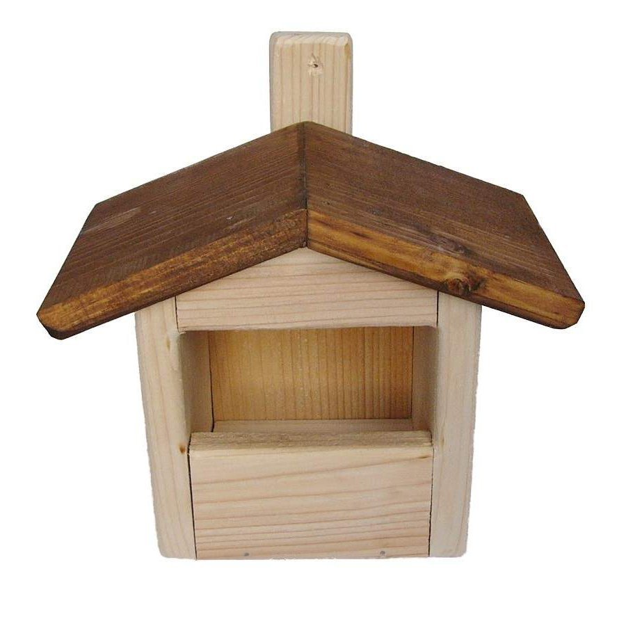 drevená vtáčia polobúdka