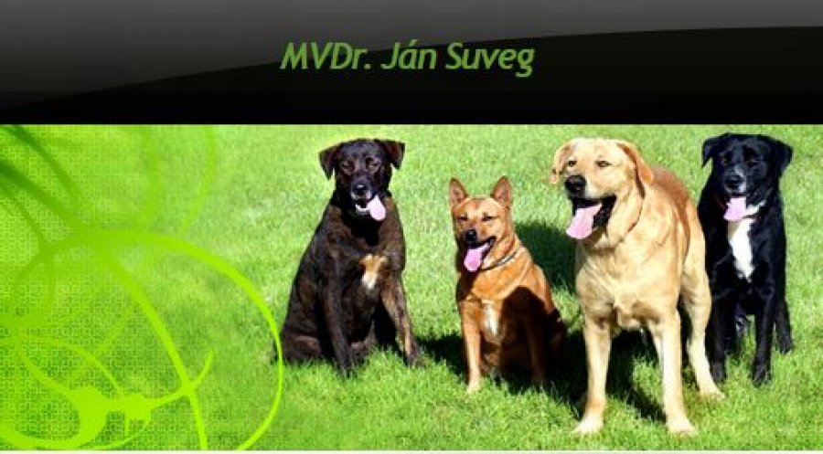 Veterinárna prax pre malé - aj hospodárské zvieratá - MVDr. Ján Suveg